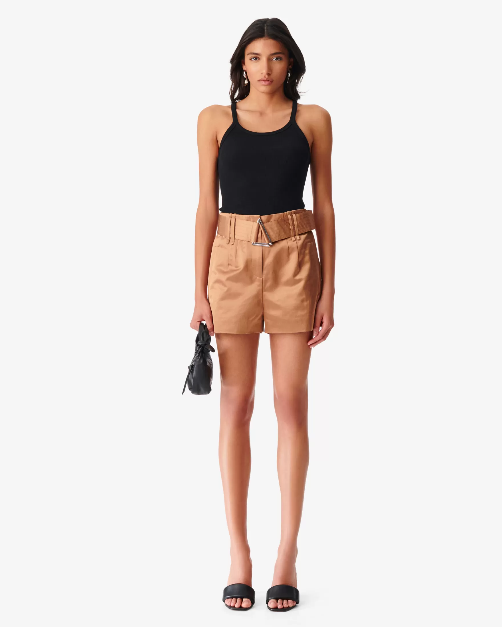 Cheap Short Ceinture Taille Haute Benni Femme Jupes & Shorts