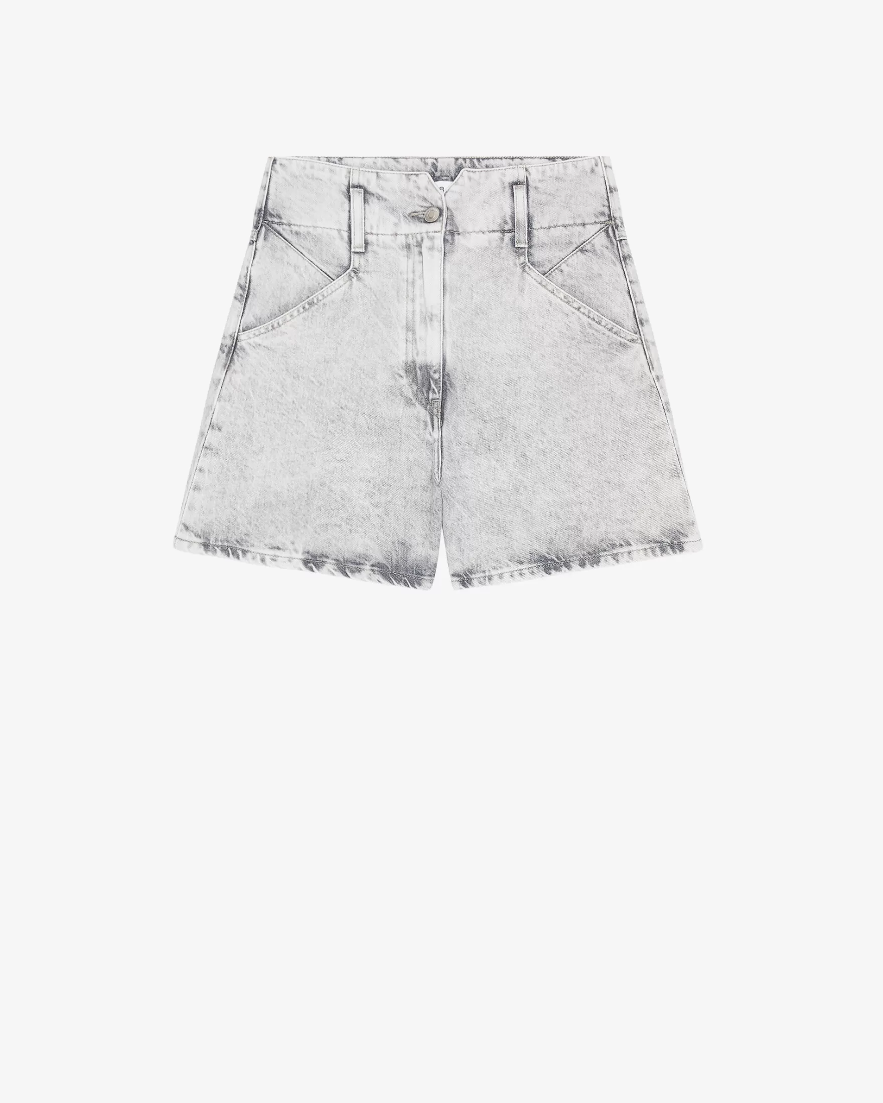 Clearance Short En Jean Delave Pamuk Femme Jupes & Shorts
