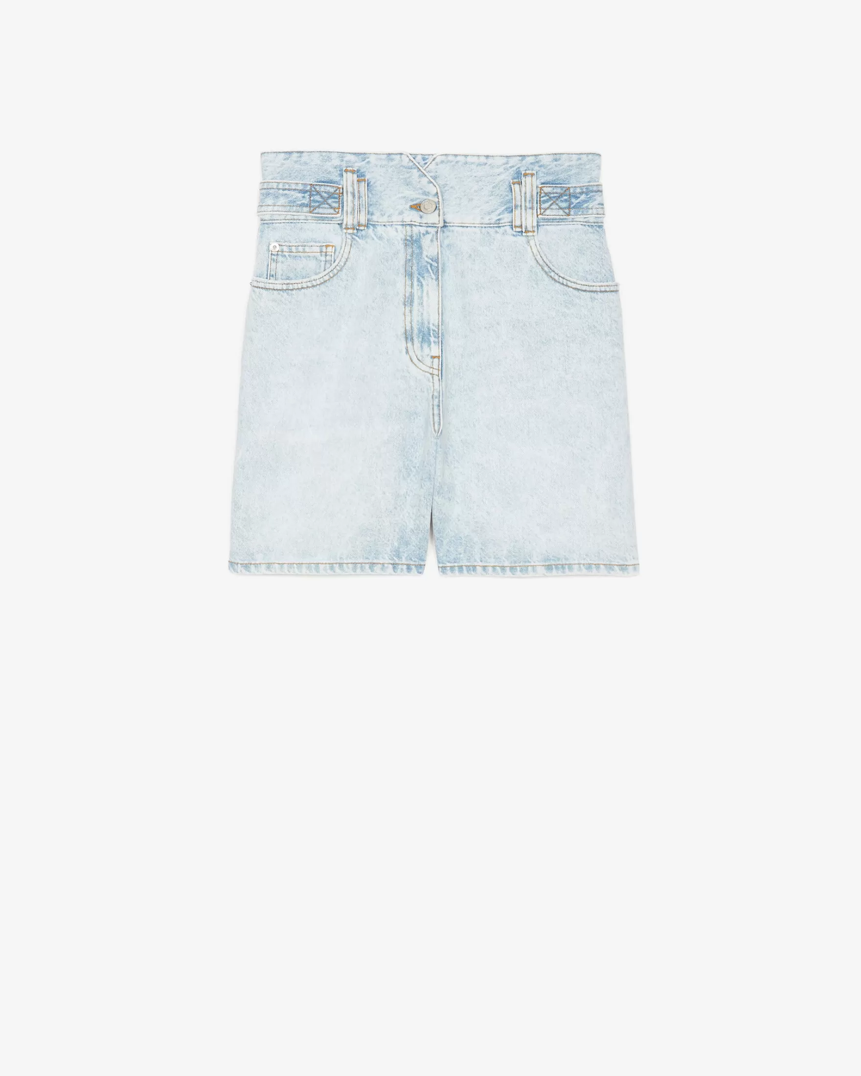 Clearance Short En Jean Delave Pipan Femme Jupes & Shorts