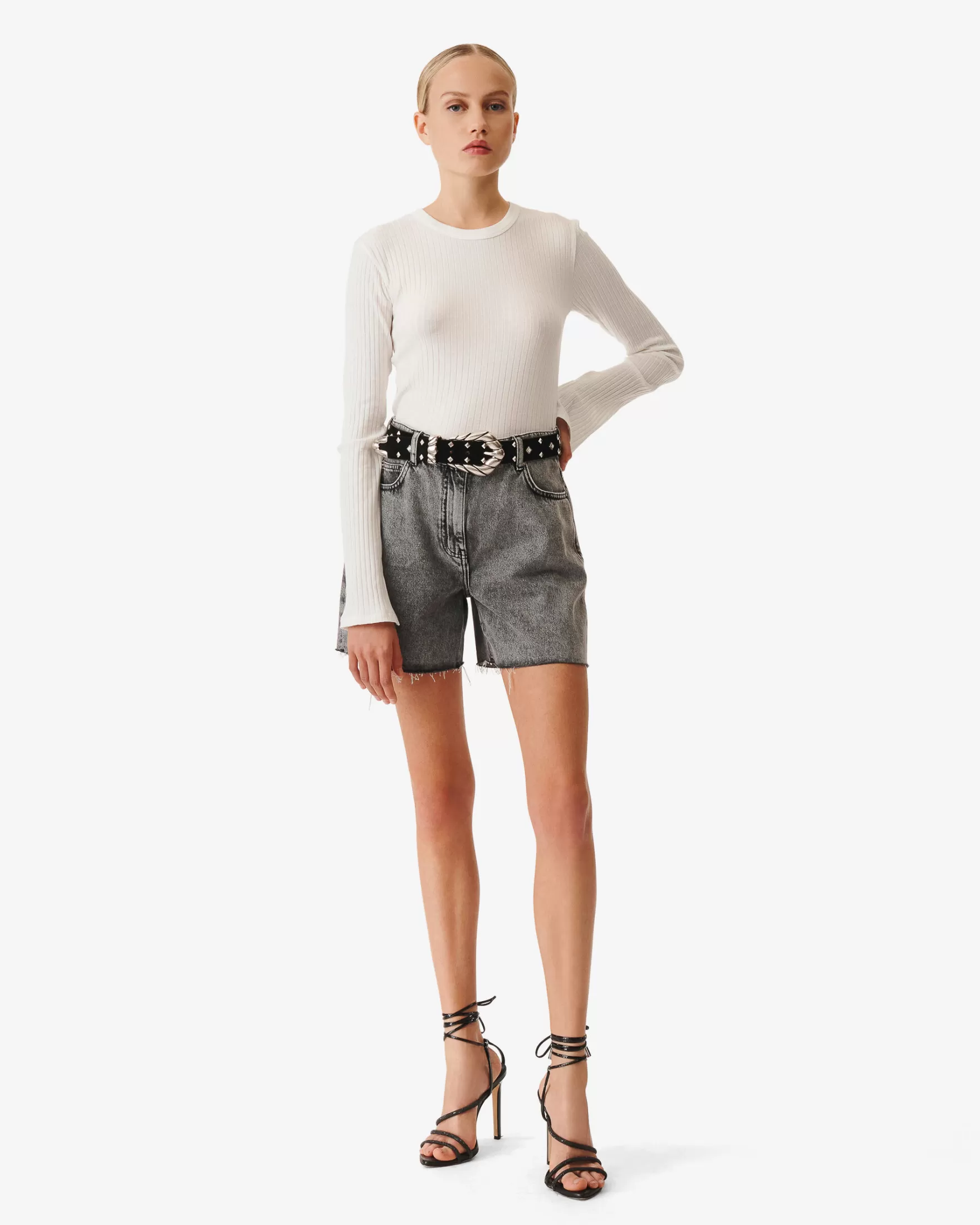Online Short En Jean Delave Quinta Femme Jupes & Shorts