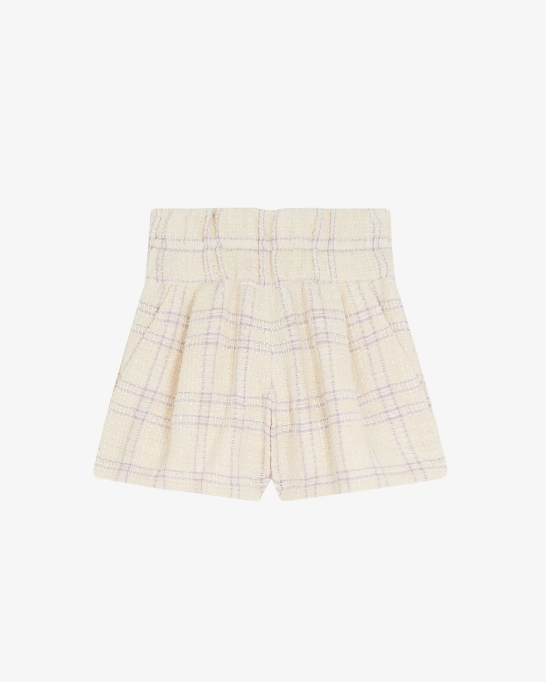Discount Short En Tweed A Carreaux Oline Femme Jupes & Shorts