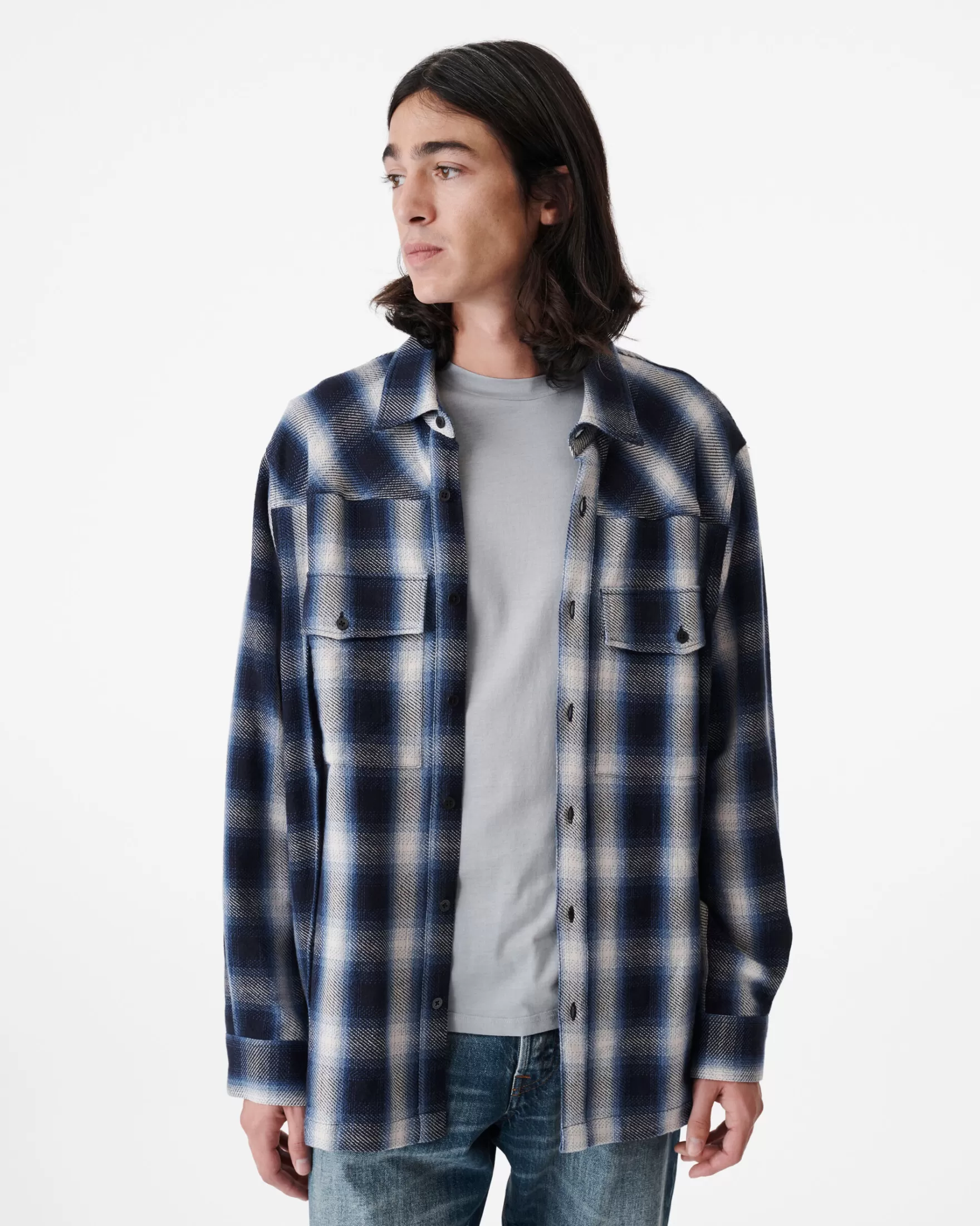 Online Surchemise A Carreaux Souba Homme Vestes & Manteaux