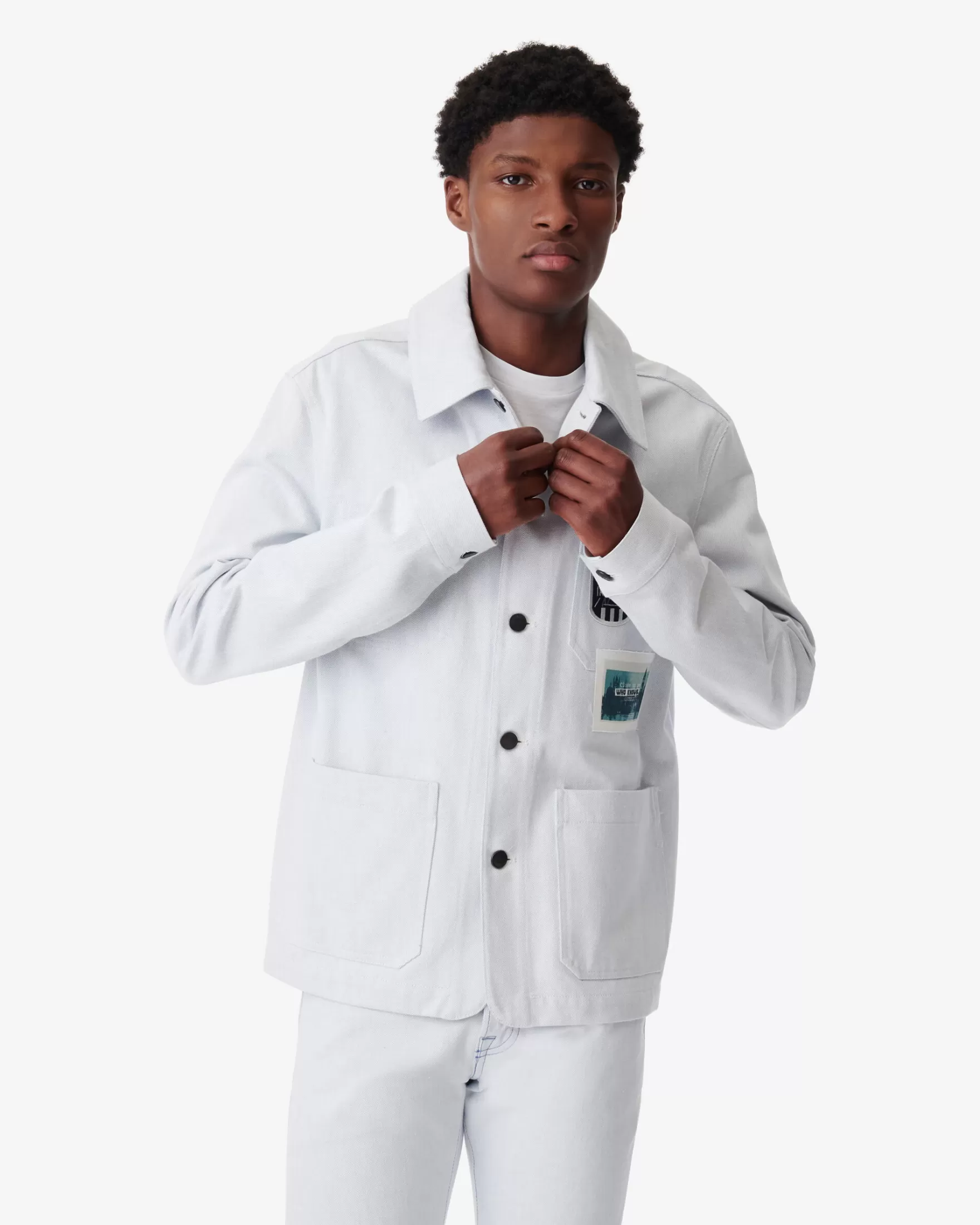 Hot Surchemise Oversize En Jean Lokow Homme Vestes & Manteaux