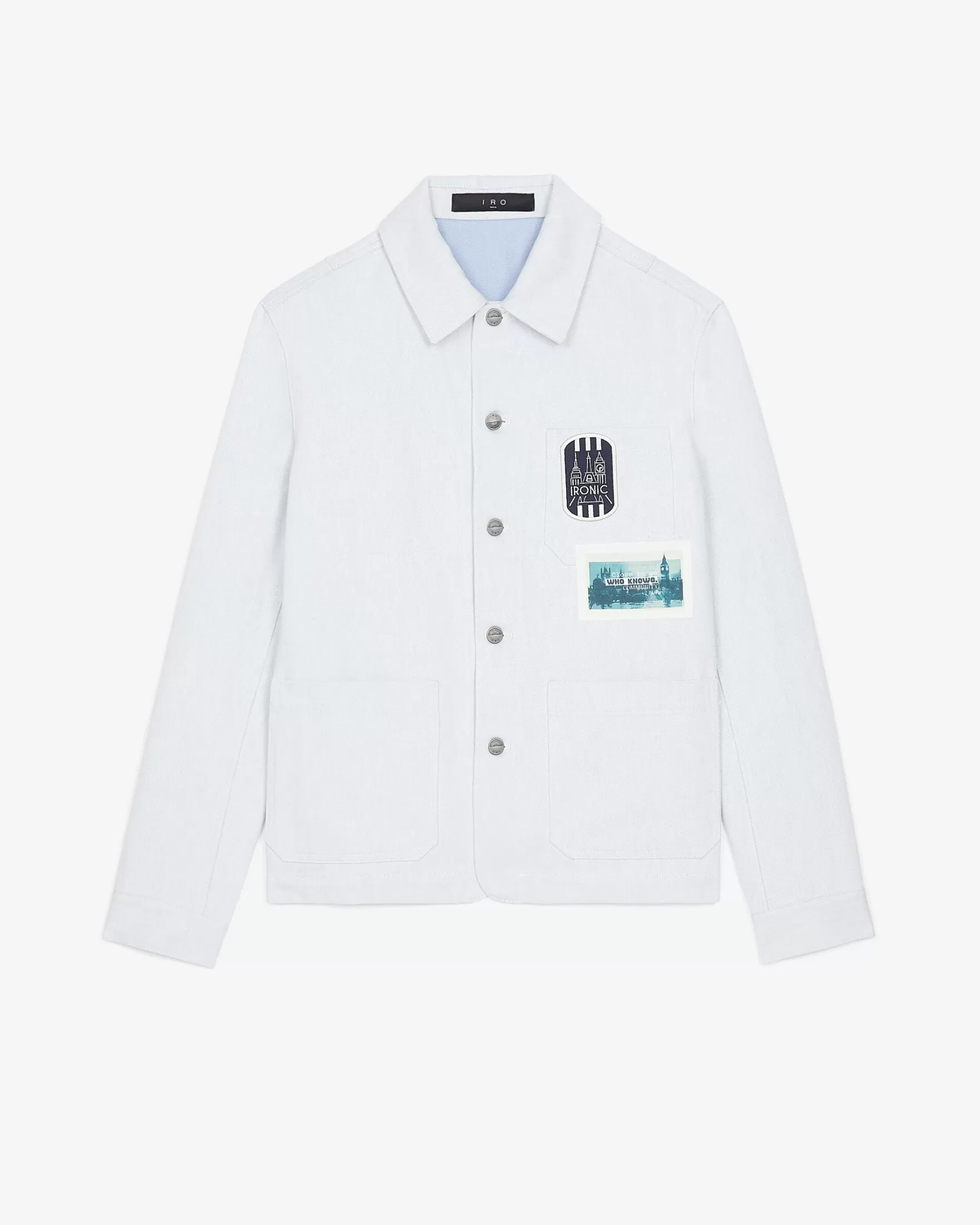 Hot Surchemise Oversize En Jean Lokow Homme Vestes & Manteaux