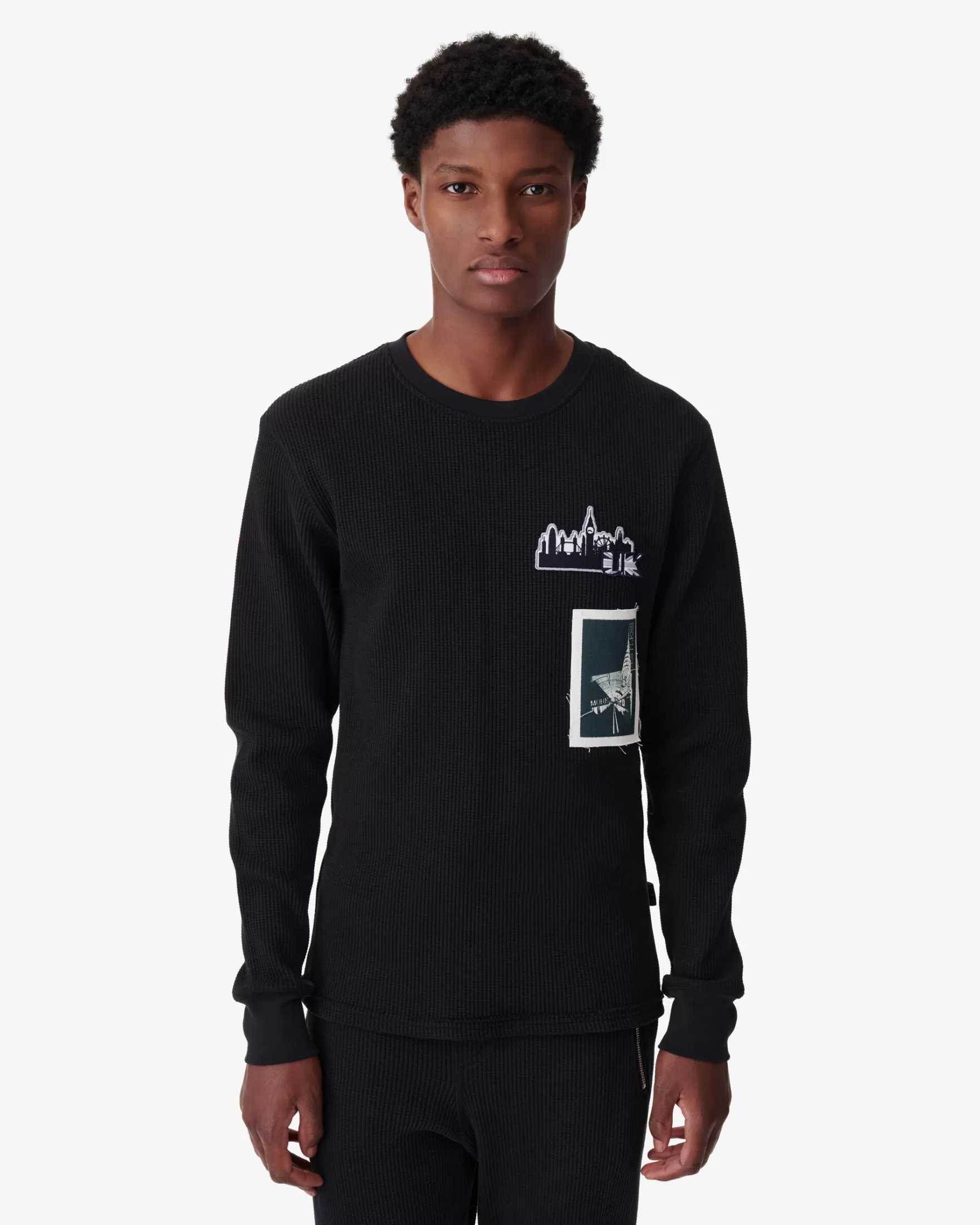 Online Sweat Gaufre Col Rond Luigi Homme Pulls & Sweats