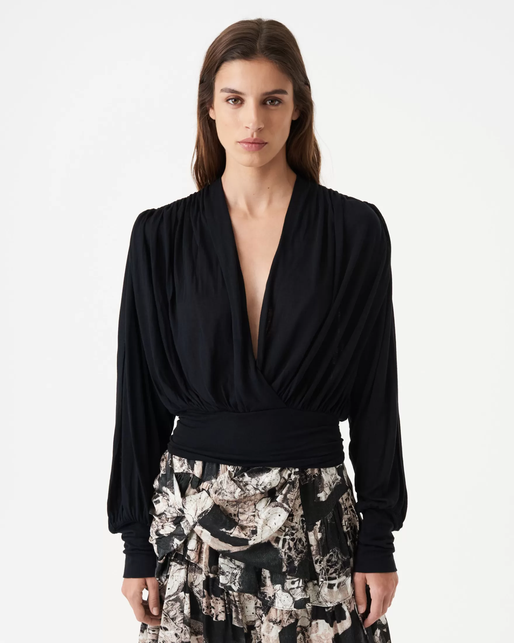 Store Top Col Cache-Coeur Barba Femme T-Shirts