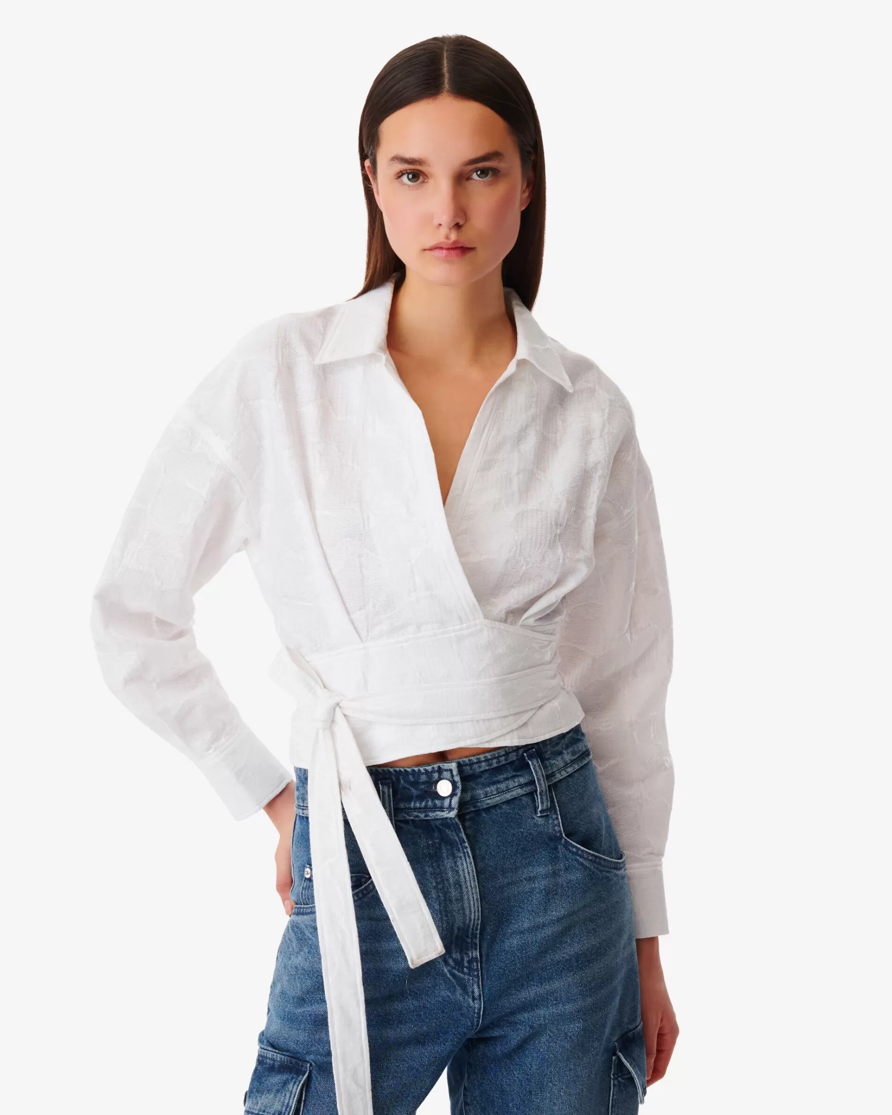 Outlet Top Croise Col Classique Zazou Femme Chemises & Tops
