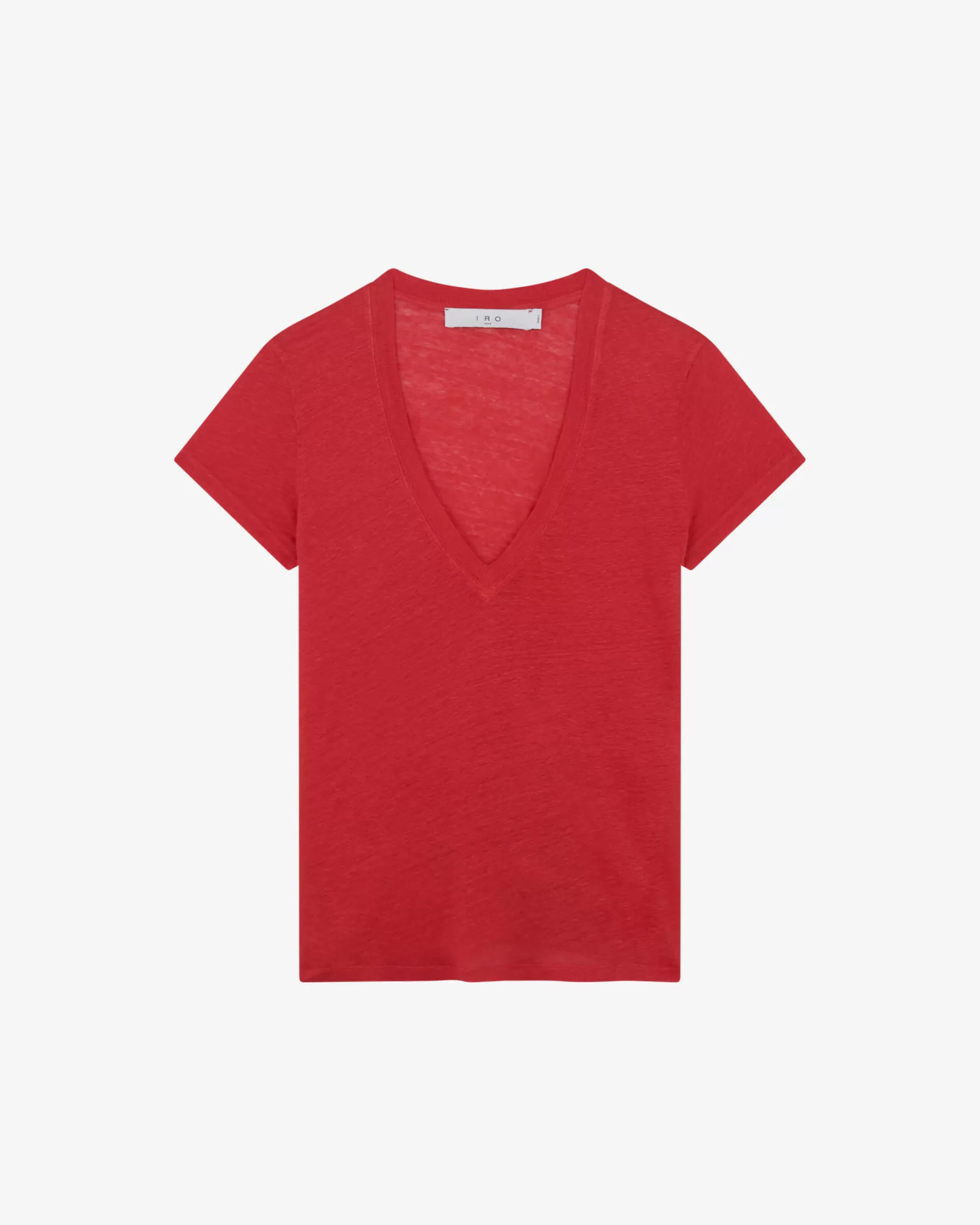 Best T-Shirt Col V En Lin Rodeo Femme T-Shirts
