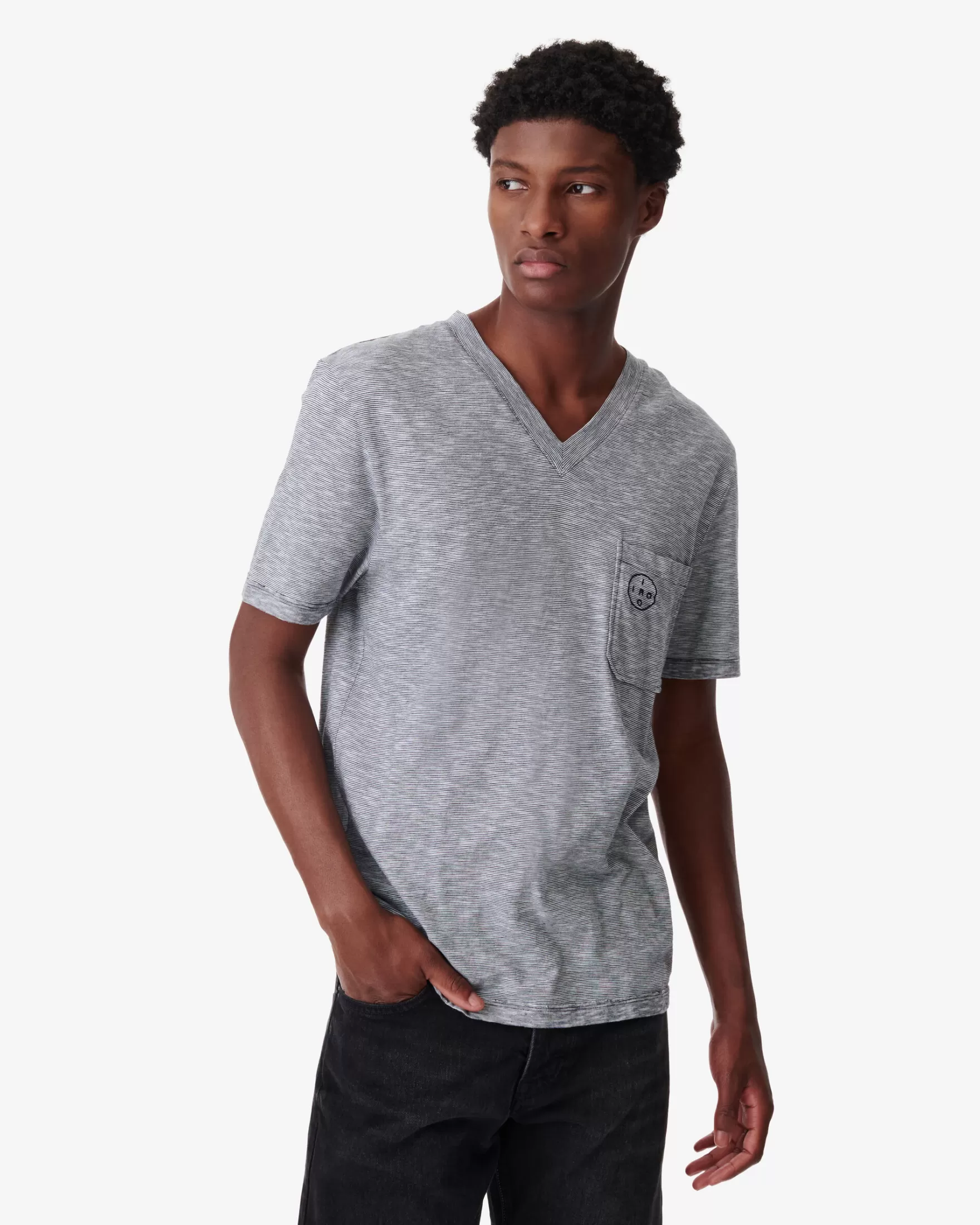 Hot T-Shirt Col V Velio Homme T-Shirts