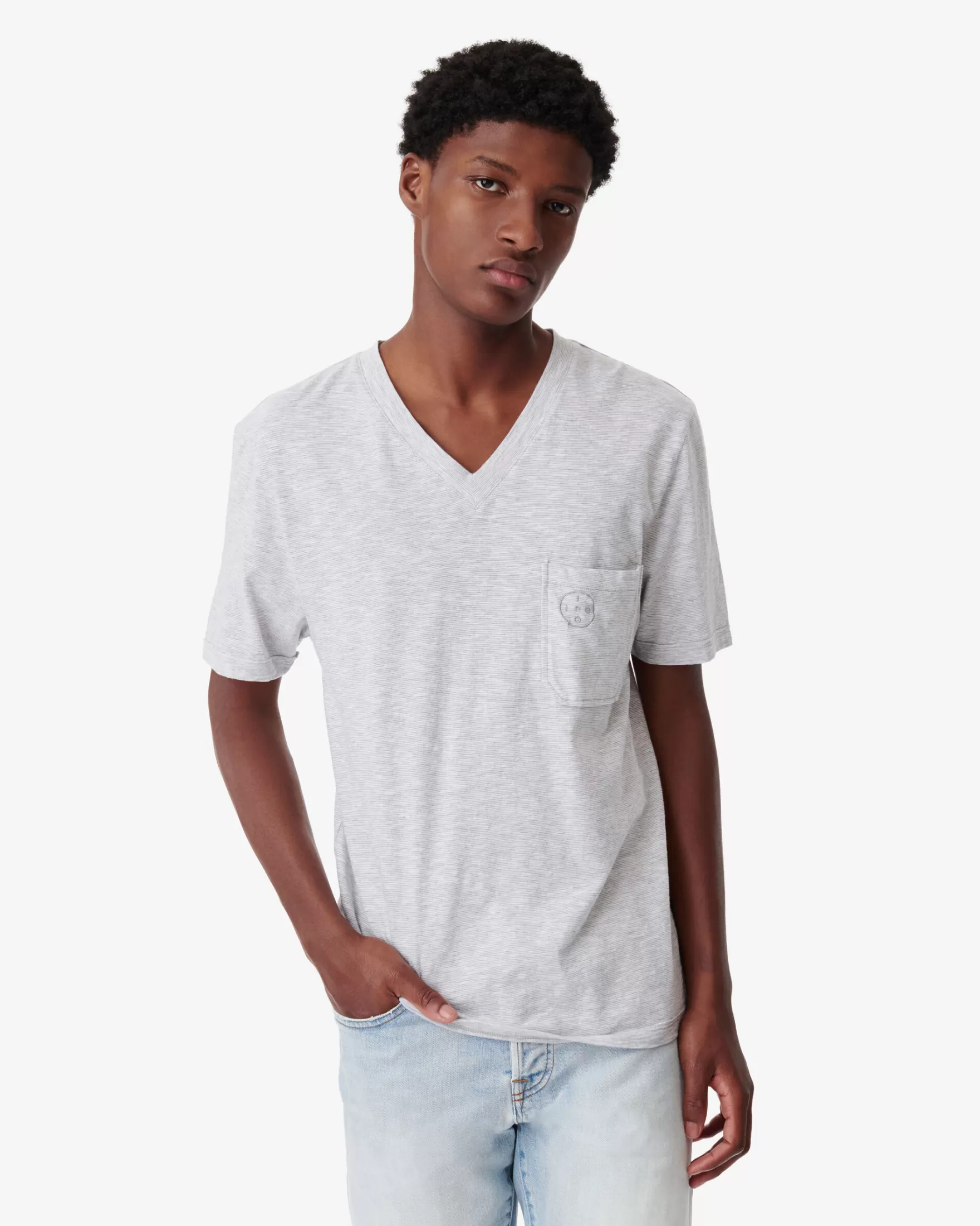 Outlet T-Shirt Col V Velio Homme T-Shirts
