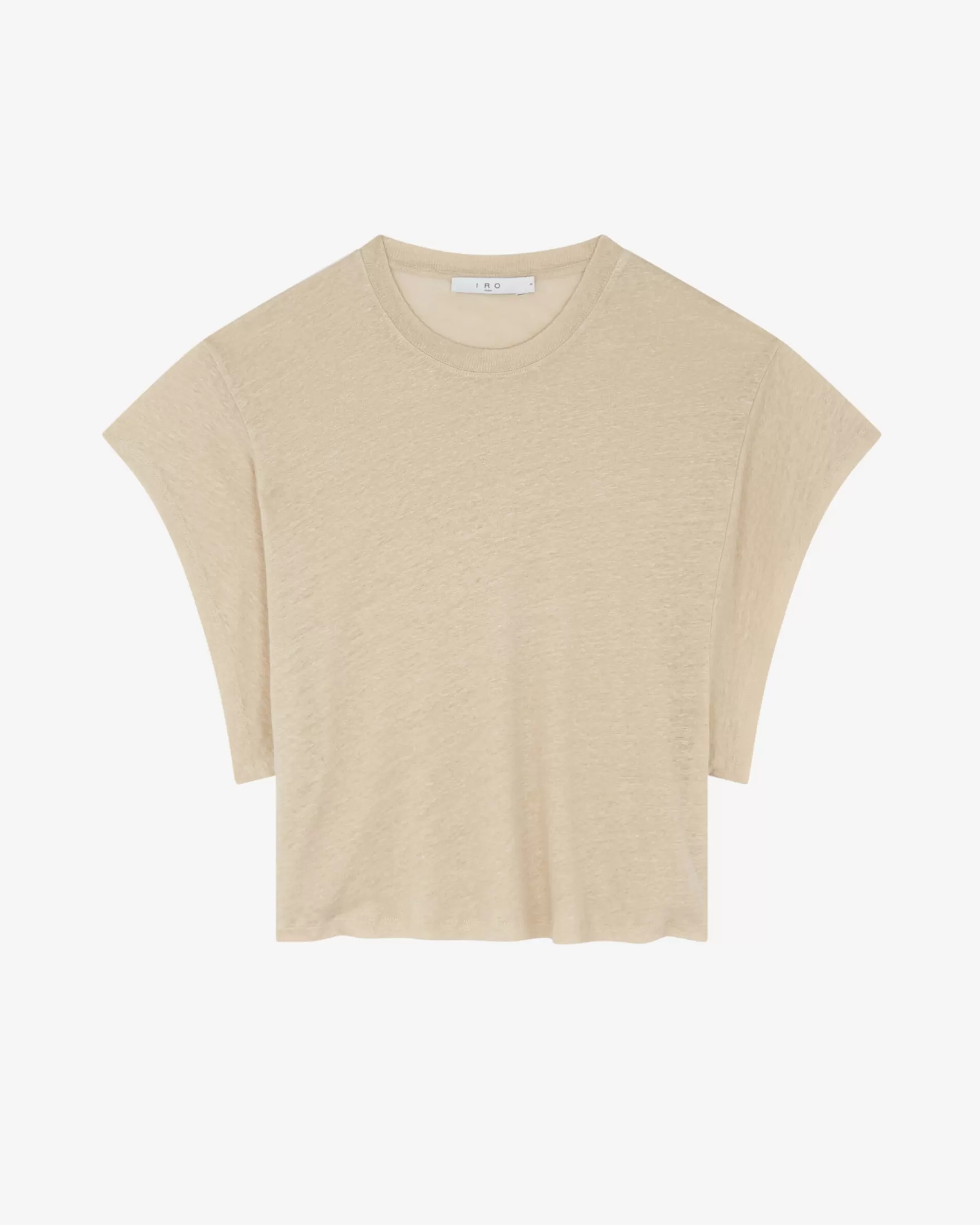 Online T-Shirt En Lin Col Rond Oster Femme T-Shirts