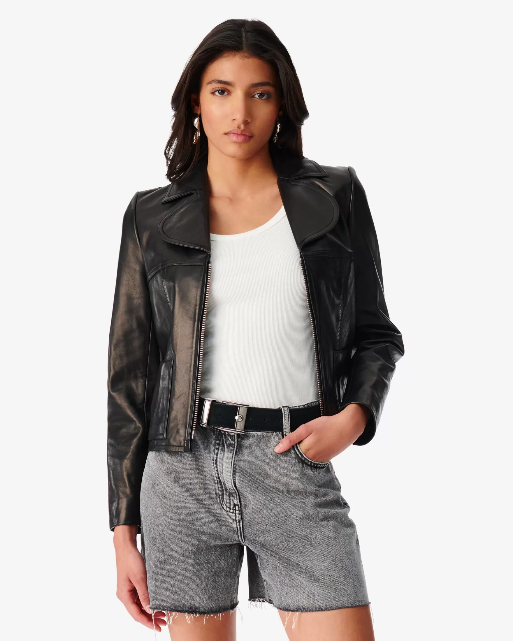 Flash Sale Veste En Cuir Ofelia Femme Vestes & Manteaux