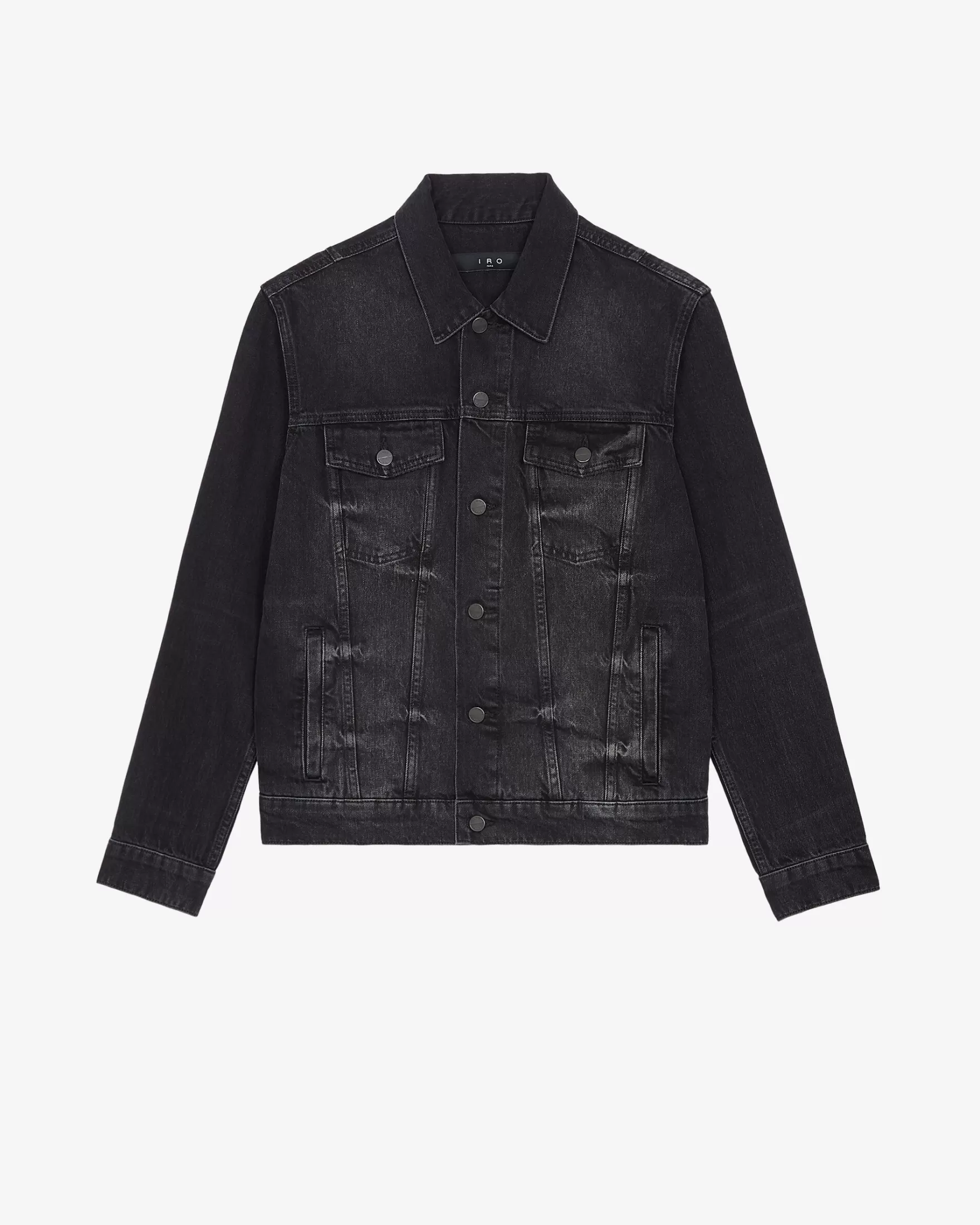 Outlet Veste En Jean Avec Logo Arlo Homme Vestes & Manteaux