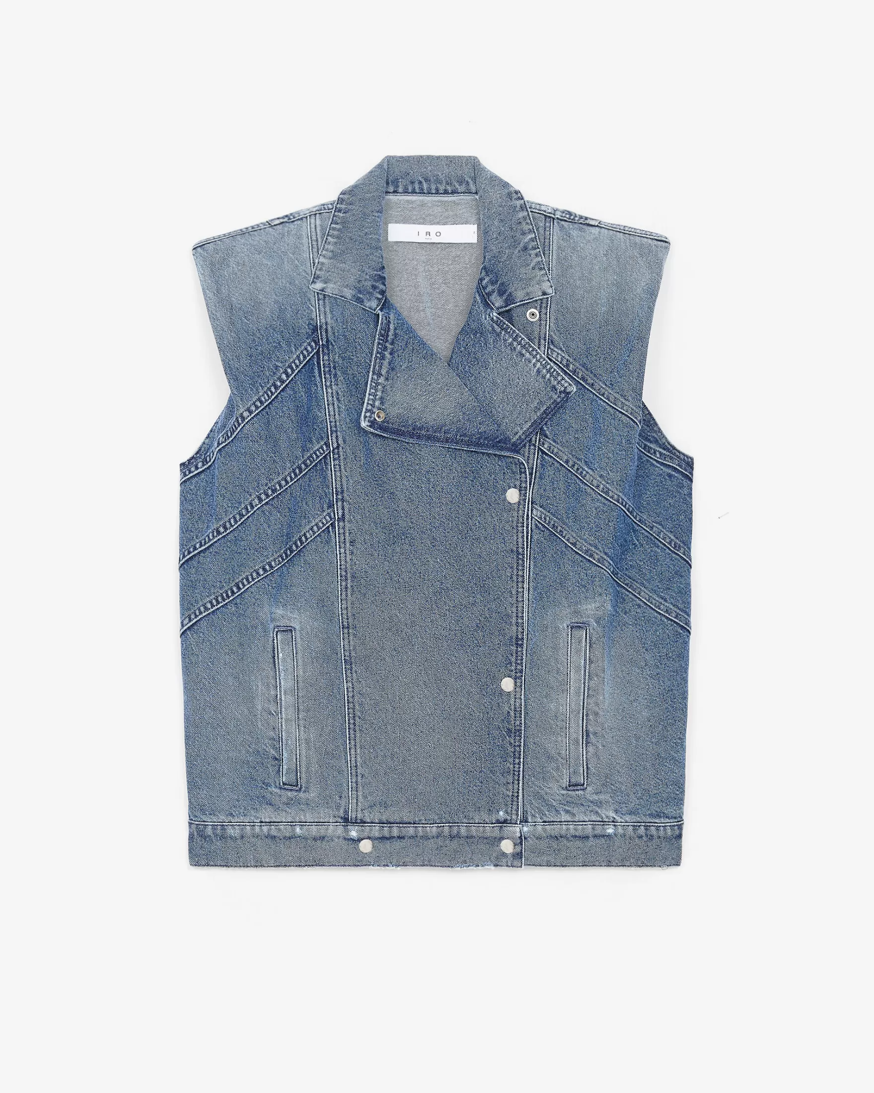 Shop Veste En Jean Sans Manches Beverly Femme Vestes & Manteaux