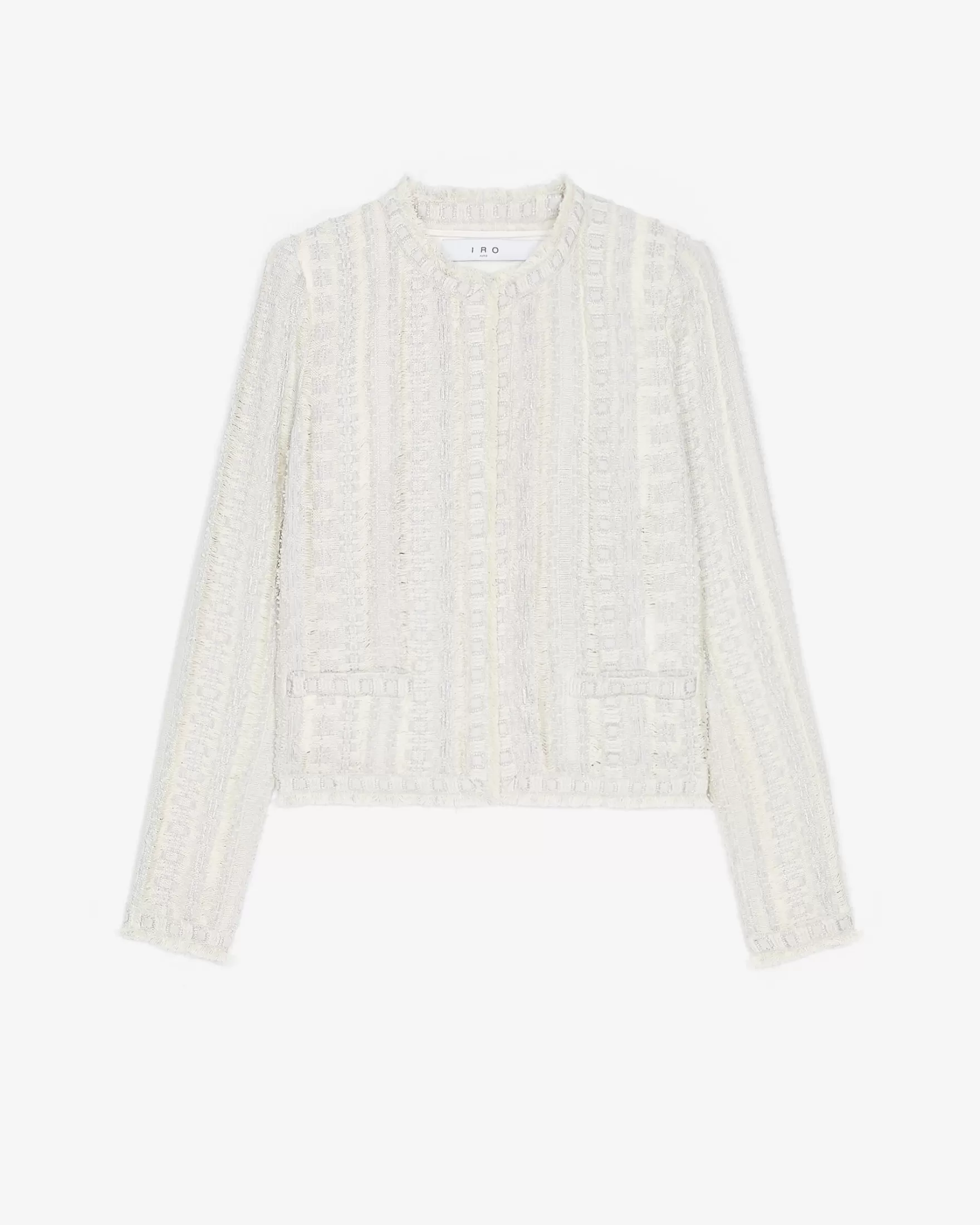 Shop Veste En Tweed Col Rond Sorayan Femme Vestes & Manteaux